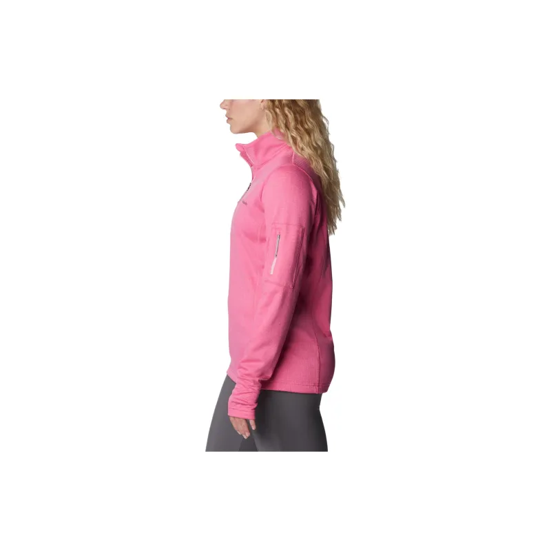Columbia Park View™ Half Zip Fleece Sweatshirt Women's Pink-2