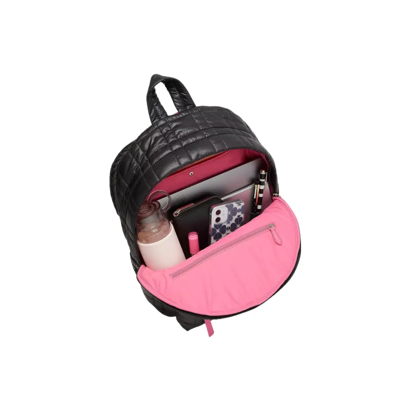 Kate Spade Softwhere Nylon Backpack Medium Size Women's Black-4
