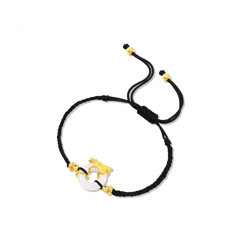 RUOK Chalcedony Jade Bracelet/Anklet Unisex-0
