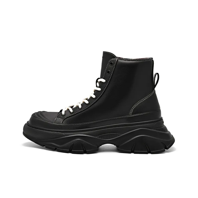 PEDRO Super Cool Collection Cushioning Wear-Resistant High-Top Chunky Sneakers Men's-0
