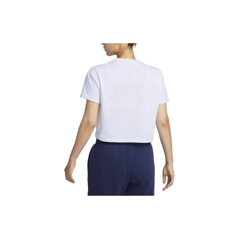Nike Drop Shoulder Sleeve T Shirt Women's Birch Heather-1