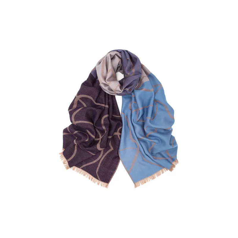 MARJAKURKI Red Scarf Atmosphere Influential Greeting Card With Noble Fortune Unisex-2