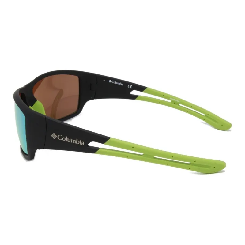 Columbia Plastic Rectangular Sunglasses Men's Black-2
