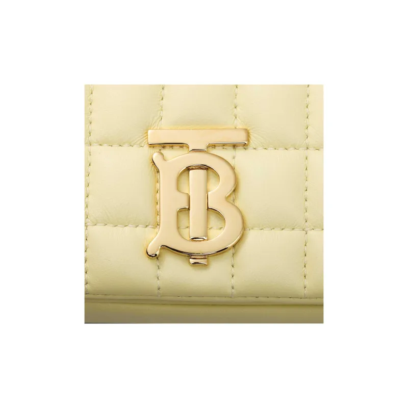 Burberry Lola Bag Sheepskin Lola Bag, Crossbody Bag, Shoulder Bag Women's Cold Lemon-6