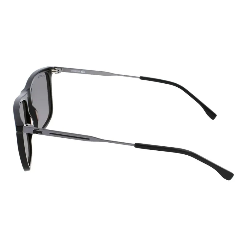 LACOSTE Acetate Square Sunglasses Unisex Black-2