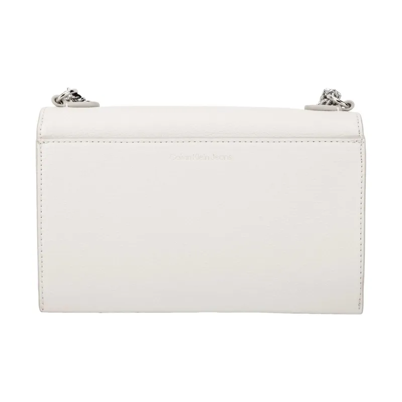 CALVIN KLEIN Synthetic Material Shoulder Bag, Crossbody Bag Regular Women's Ecru-4