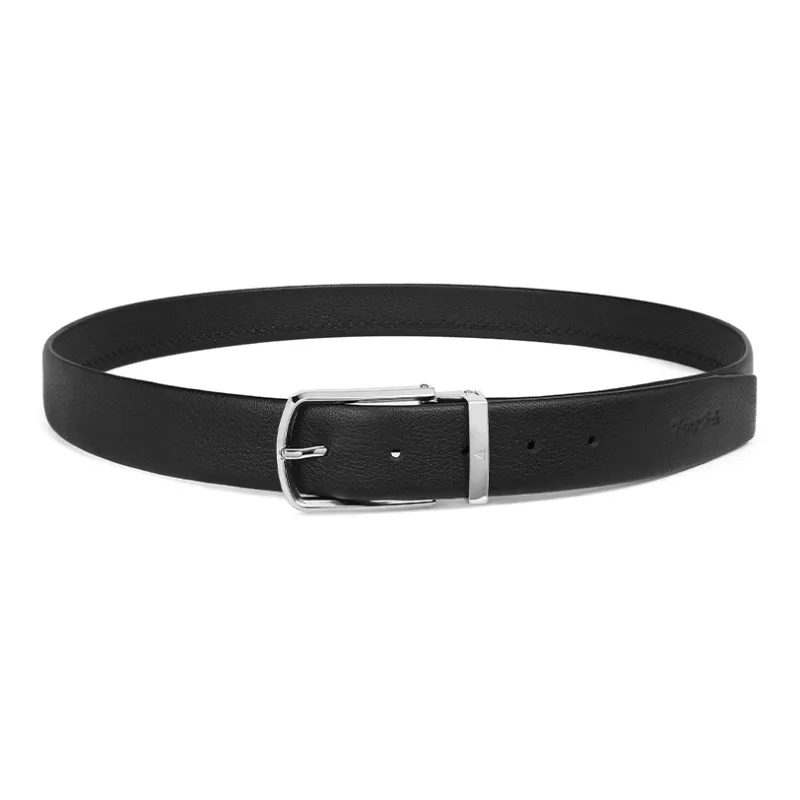TangGuh Cow Leather Belt Suit Pants Casual Pants Belt Men's 3.4cm Wide-0