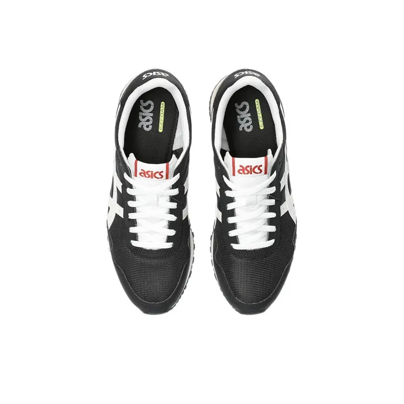 Asics Tiger Runner 2 Abrasion Resistant Low Top Running Shoes Unisex Black White-4