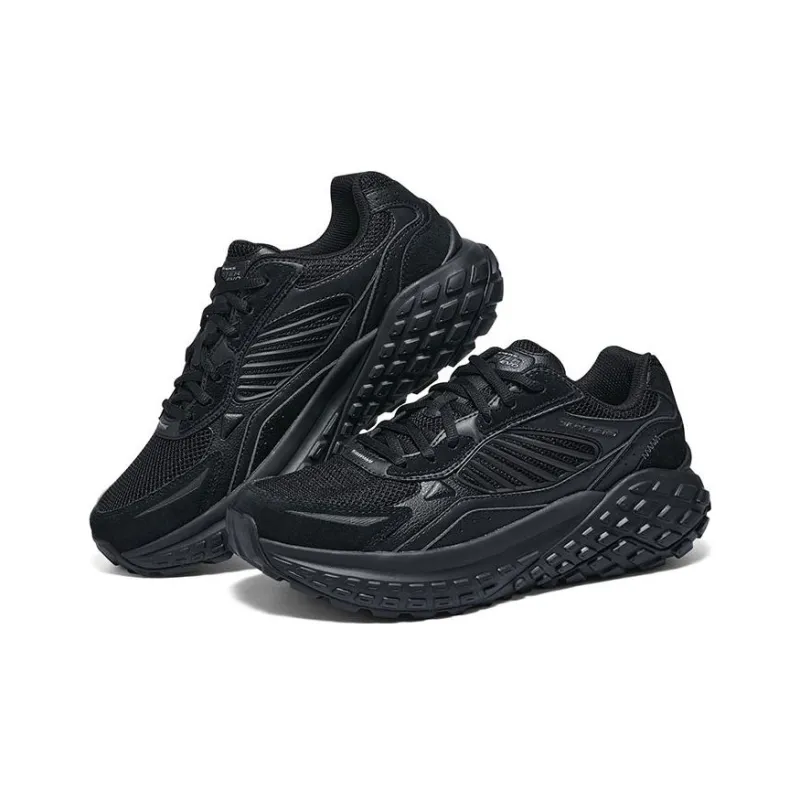 Skechers Monster EVO Cushioned Wear Resistant Warm Low Top Casual Shoes Men's Black-2
