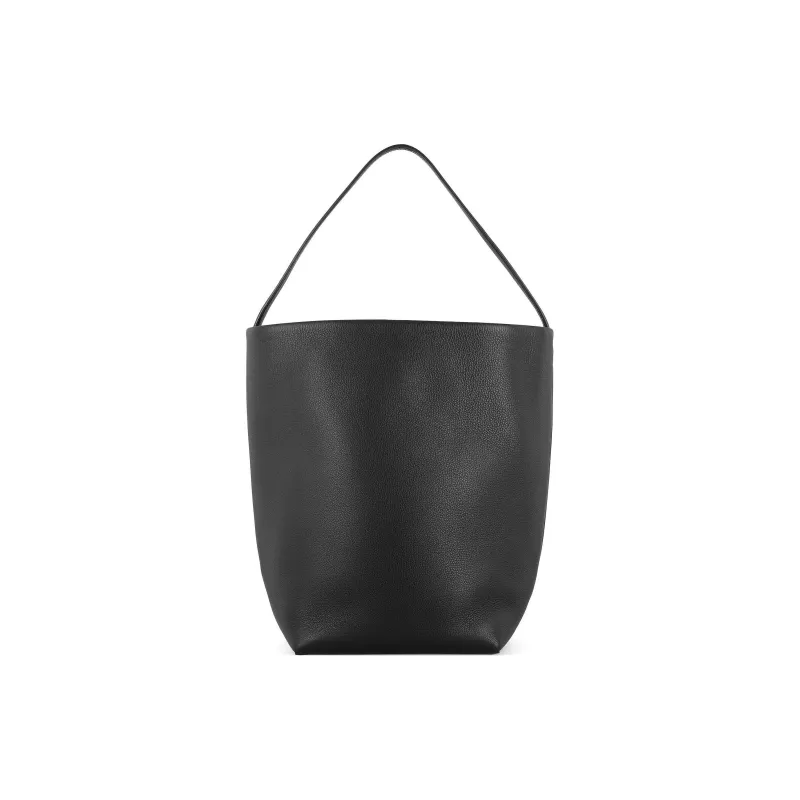 THE ROW N/S Park Leather Bucket Bag Tote Bag Shopping Bag Shoulder Bag Handbag Large Size Women's Black-3