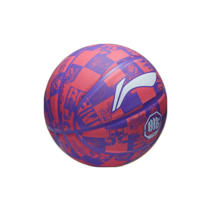 LiNing Badfive Rubber Basketball Multicolor Size 7 Training-24