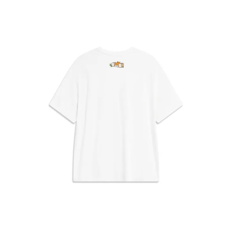 LiNing Drop Shoulder Sleeve T Shirt Women's Ivory-1