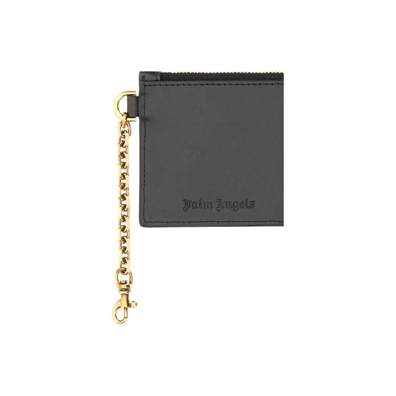 PALM ANGELS Palm Beach Plaque Chain Cardholder-2