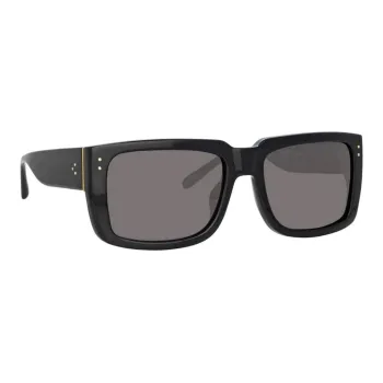 Linda Farrow Morrison Rectangle Frame Sunglasses