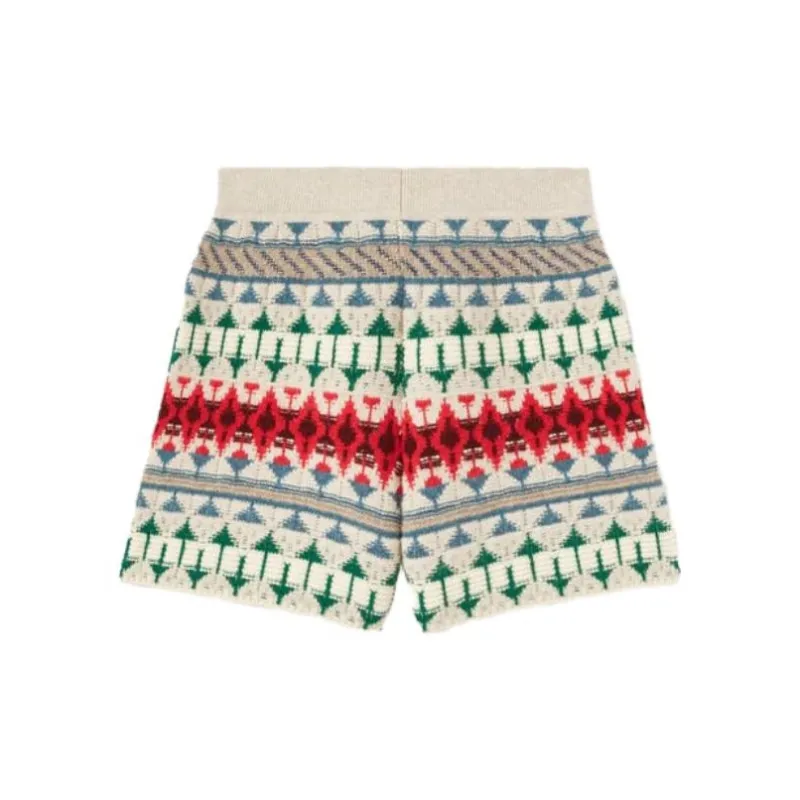 Loro Piana FW23 Holiday Noel Shorts Casual Shorts Women's Multicolor White-1