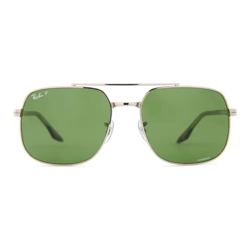 RayBan Metal Plastic Aviator Sunglasses Unisex Gold