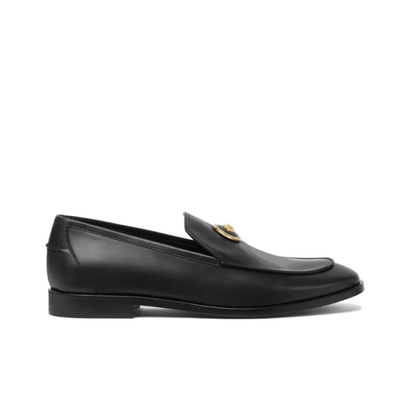 VERSACE Medusa Loafers Men's Black-1