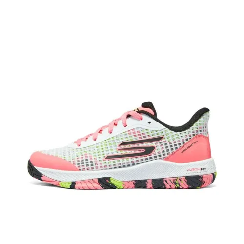 Skechers Viper Court Pro Running Shoes Women's Low-Top Pink