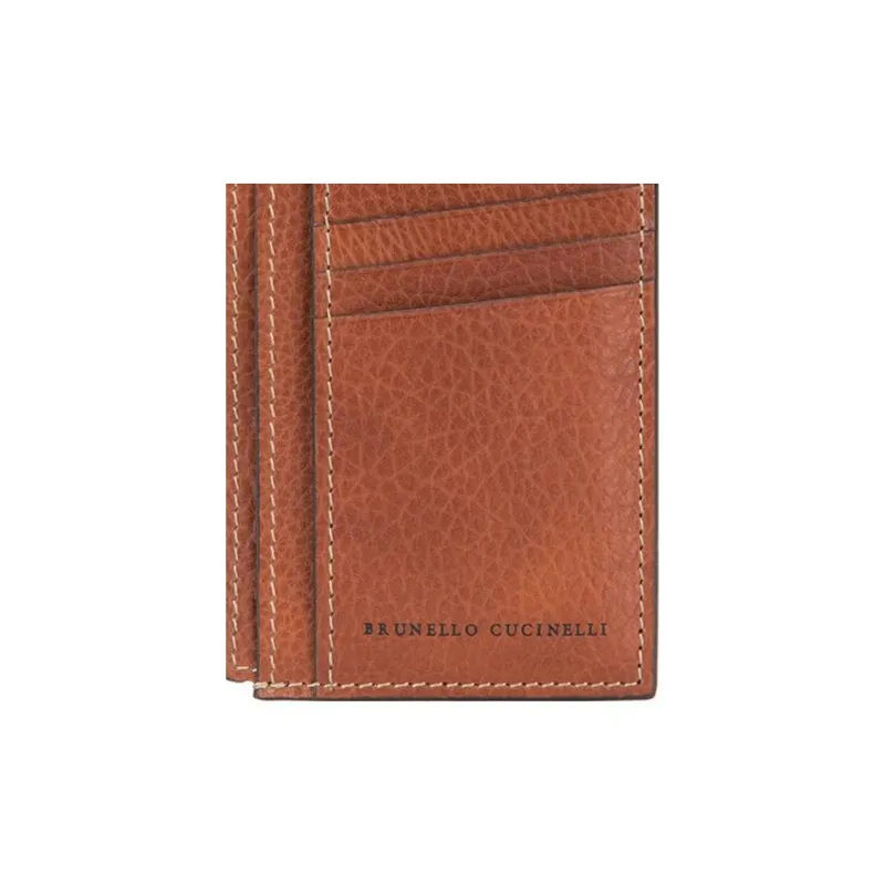 Brunello Cucinelli Logo Stamp Cardholder-2