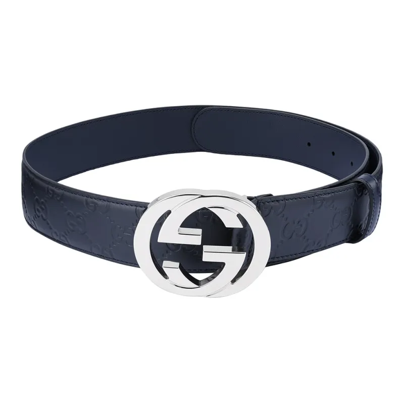 GUCCI Signature Leather Belts Men-4