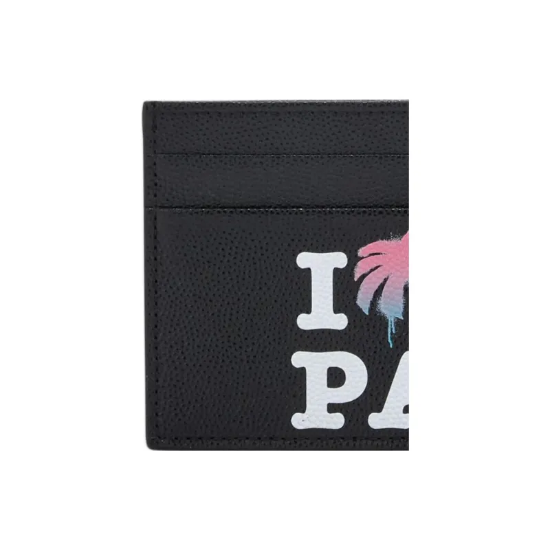 PALM ANGELS I Love Pa Cardholder Black/Multi-2