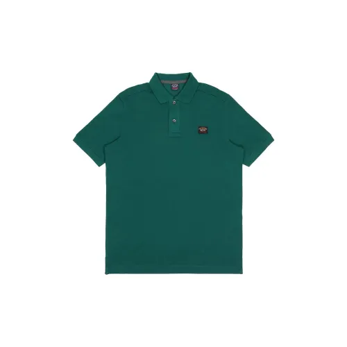 Paul & Shark Polo Shirts Men Green