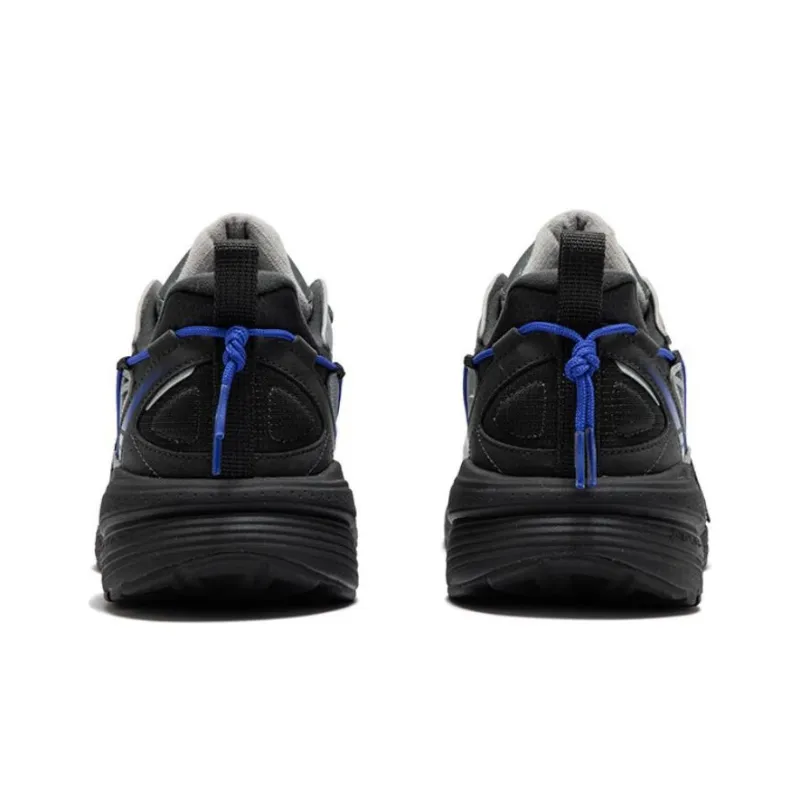 361° Night Shadows Abrasion Resistant Breathable Low Top Running Shoes Men's Silver Black-4