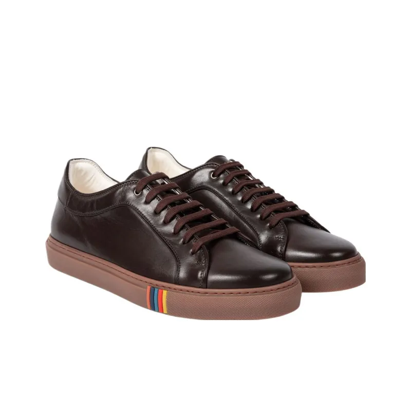 Paul Smith Basso Low-Top Skateboard Shoes Men's Brown-2