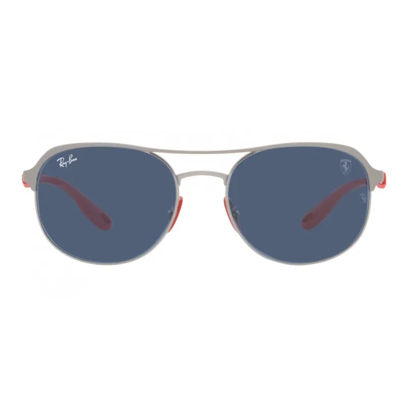 RayBan Metal Round Sunglasses Unisex Red-1