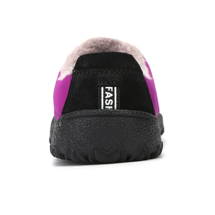 Leyang Wrap toe Slippers Women's Fuchsia-3