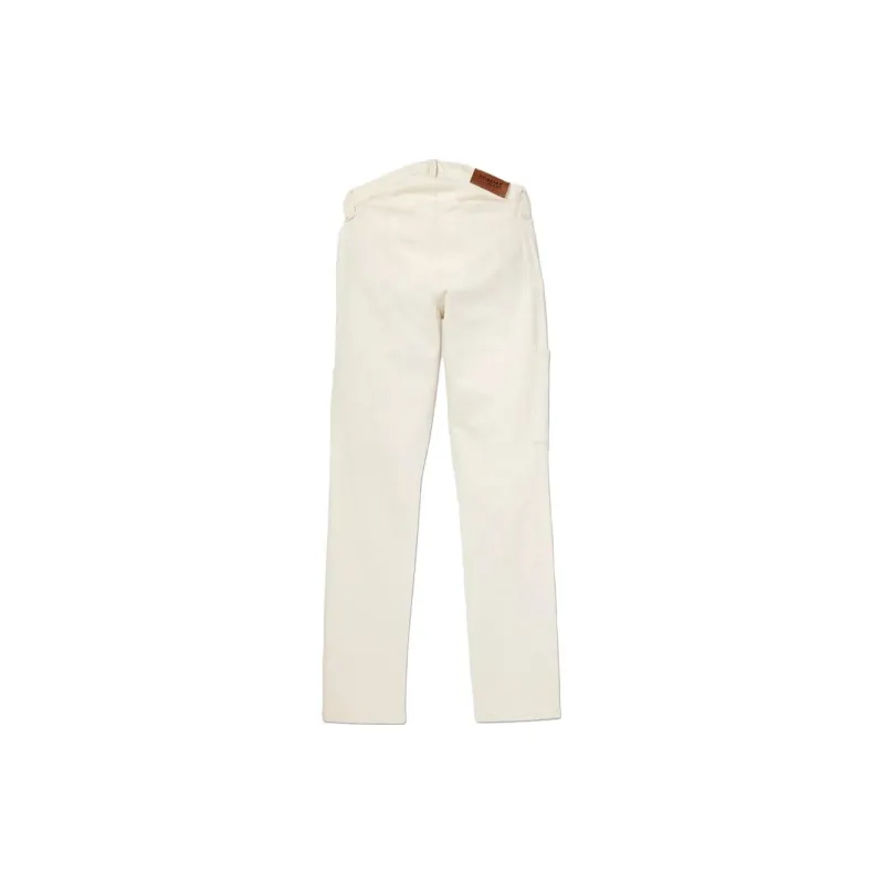 Tommy Hilfiger Seated Fit Slim Fit Jean Bottoms Ecru Jeans Men's White-1