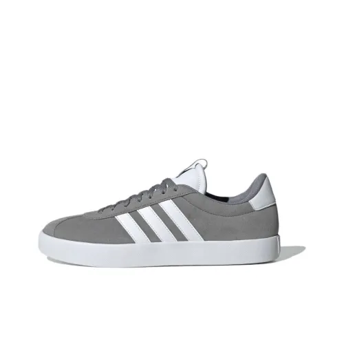 Adidas Vl Court 3.0 Skateboard Shoes Unisex Low-Top Gray White