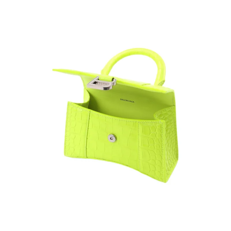 Balenciaga Hourglass Natural Leather Hourglass Bag Shoulder Bag Crossbody Bag Handbag Extra Small Women's Light Green-3