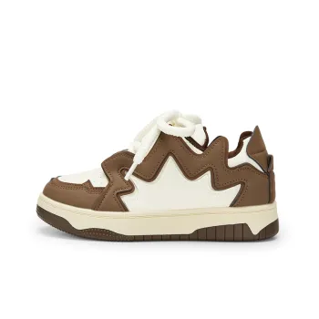 KARLIE KELLER Low-Top Skateboard Shoes Women's Beige Brown