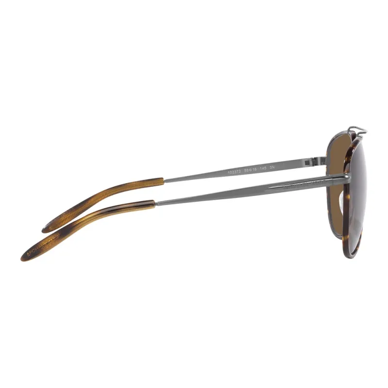 MICHAEL KORS Metal Aviator Sunglasses Men's Gray-4