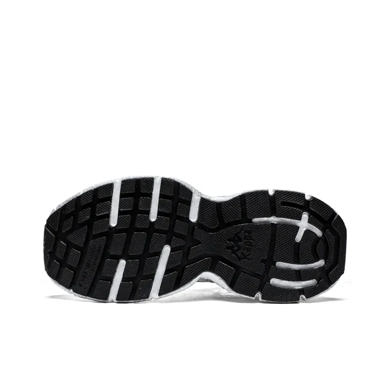 Kappa Anti Slip And Wear Resistant Lightweight Chunky Sneakers Men's White Black-5