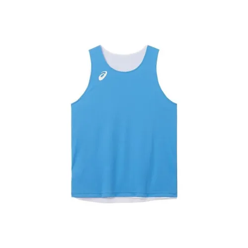 Asics Reversible Shirt Tank Tops Men Blue