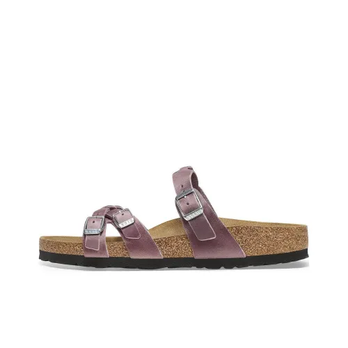 Birkenstock Slide Slippers Women's Pink Narrow Fit