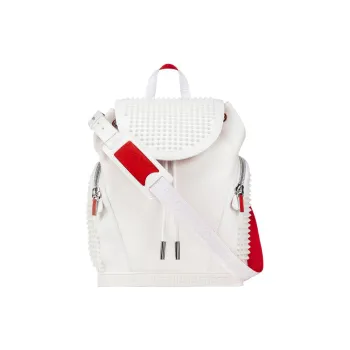 CL LUBOTING Calfskin Handbag Shoulder Bag Crossbody Bag Backpack Men's White