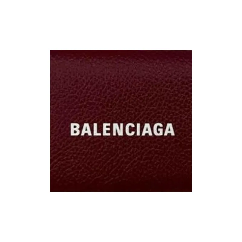 Balenciaga Calfskin Wallet Women's Brick Red-3