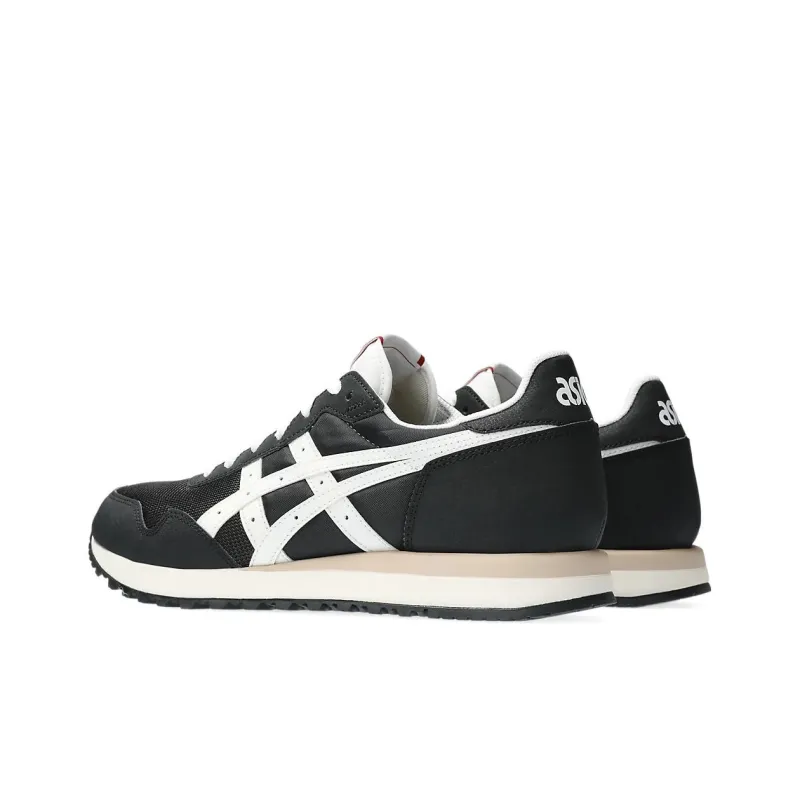 Asics Tiger Runner 2 Abrasion Resistant Low Top Running Shoes Unisex Black White-3