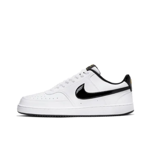 Nike Court Vision Low White Black Metallic Gold