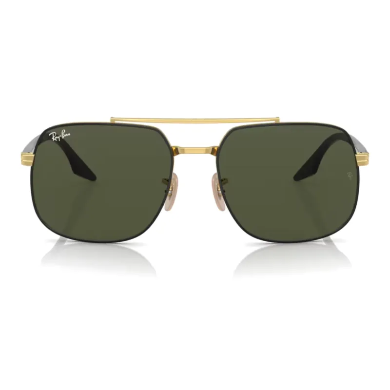RayBan Irregular Shape Sunglasses Men's Black-1