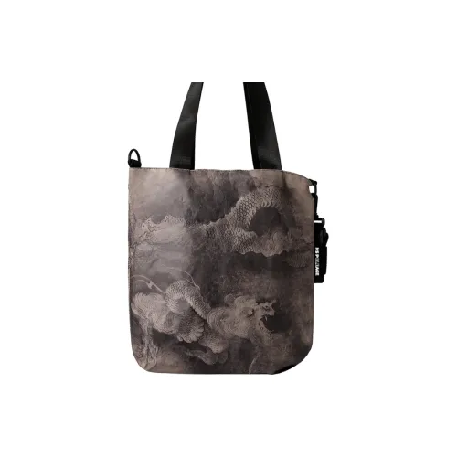 RABBITUU Shoulder Bags Multicolor - Ink Abyss Dragon