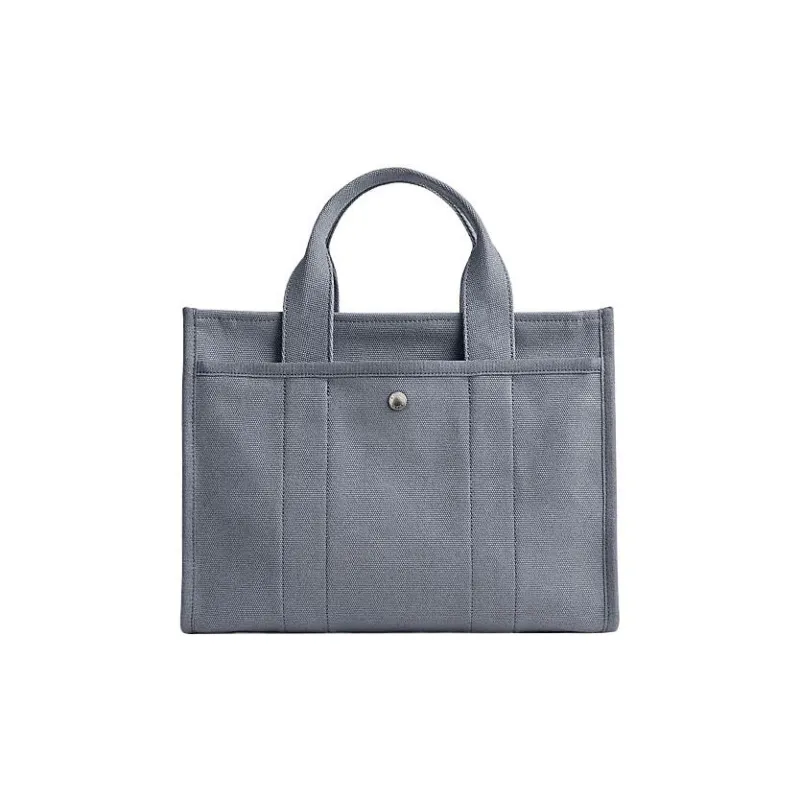 COACH Cargo Fabric Tote Canvas Bag, Shopping Bag, Shoulder Bag, Crossbody Bag, Handbag Tubas Women's Gray Blue-2