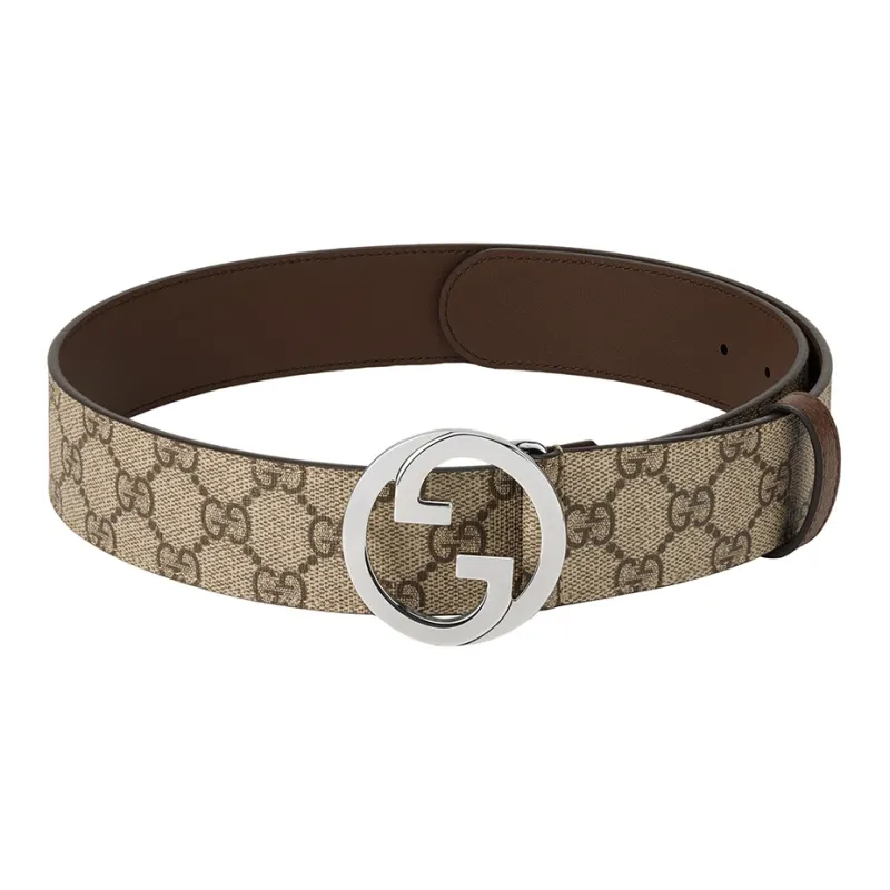 GUCCI Interlocking G Belt Monogram Gg Plus-3
