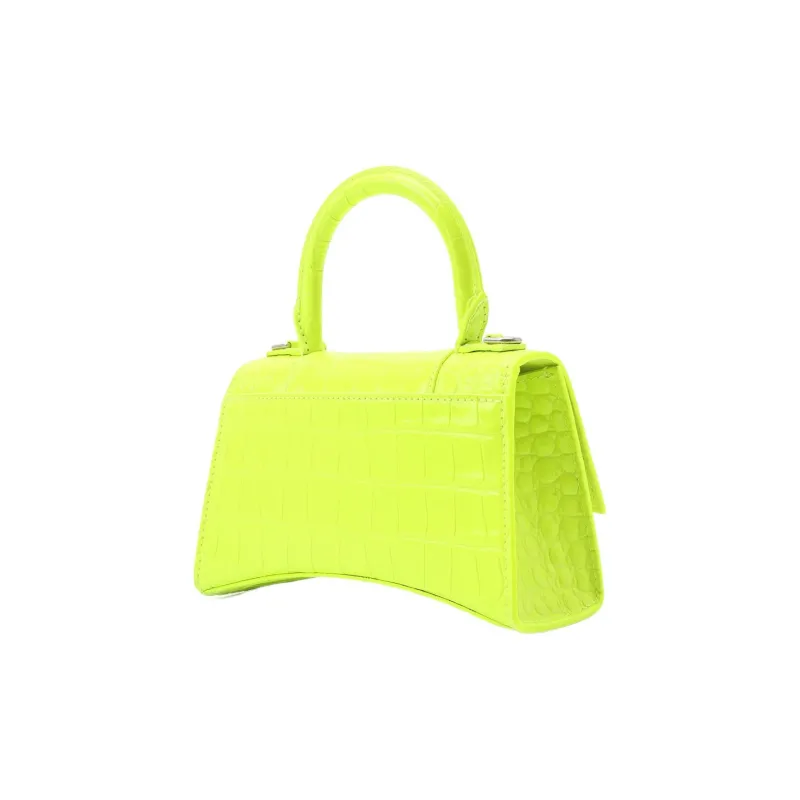 Balenciaga Hourglass Natural Leather Hourglass Bag Shoulder Bag Crossbody Bag Handbag Extra Small Women's Light Green-2
