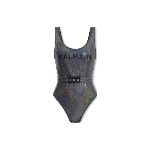 BALMAIN One-Piece Swimsuits Women's Gray