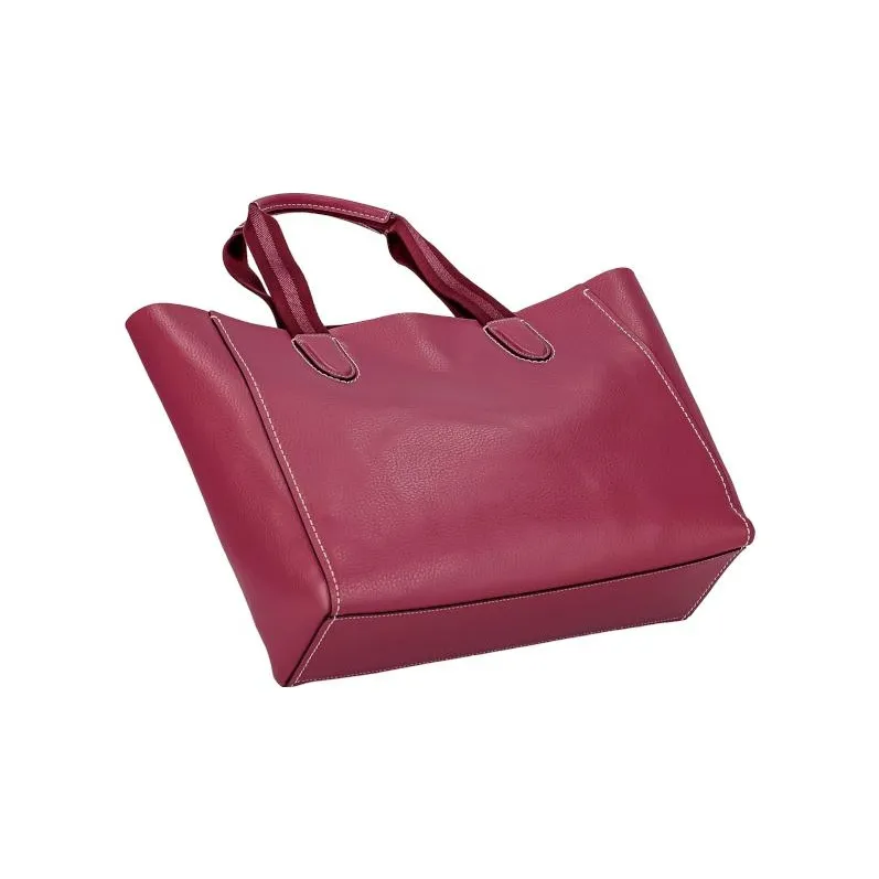 COACH Derby Leather Tote Bag, Shopping Bag, Handbag Tubas Women's Rouge Red-1