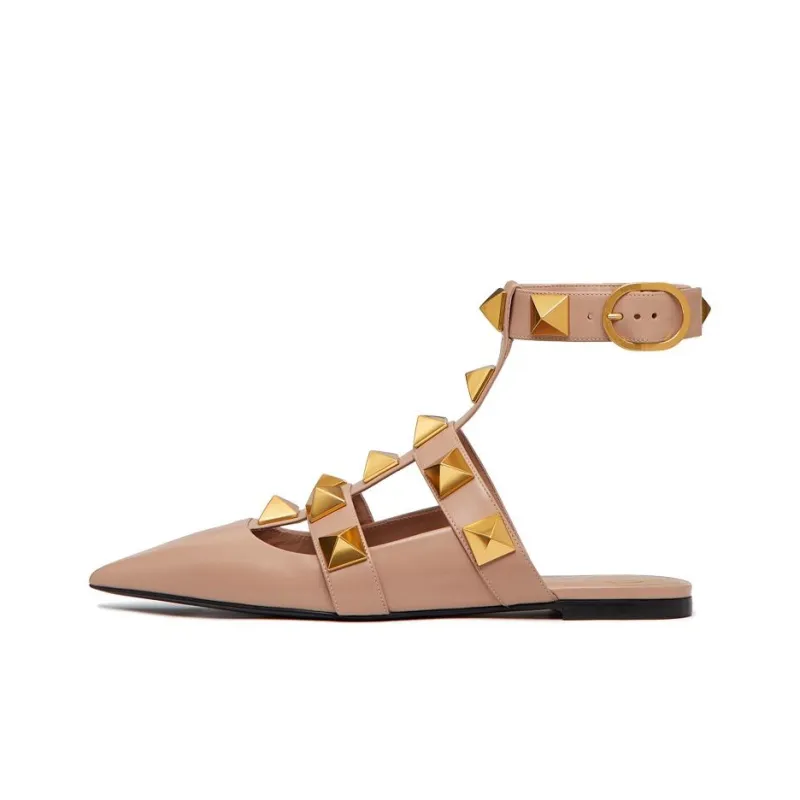 Valentino Garavani Roman Stud Ballet Flats-0